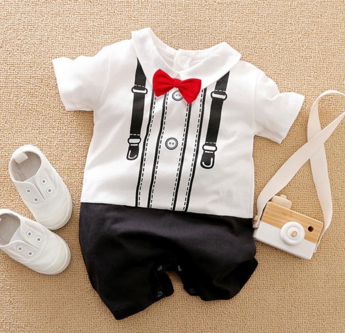 (0-6 Month) Baby Boy’s Romper