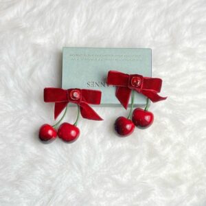 Cherry Hair Clips(Each Pair)