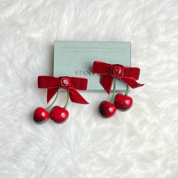 Cherry Hair Clips(Each Pair)